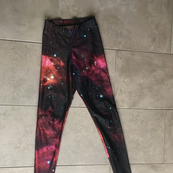 Blackmilk Galaxy Pink Leggings, EUC - Picture 3 of 4